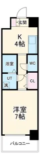 セントフィオーレ【3階】の間取り