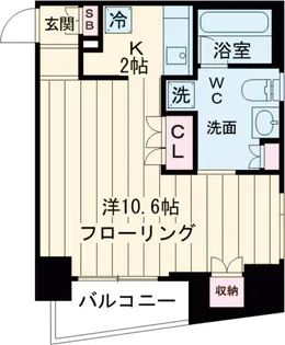 ステージファースト方南町アジールコート【4階】の間取り