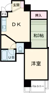 サンシャイン道野【405号室】の間取り