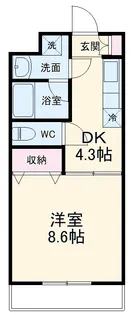 コルテシア【203号室】の間取り