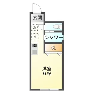 サンコーポネガタ【204号室】の間取り