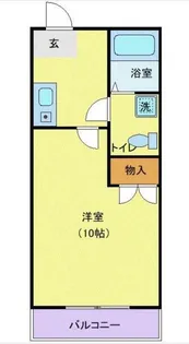 レグルス清新【3階】の間取り