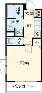 アルテシモジーノ【206号室】の間取り