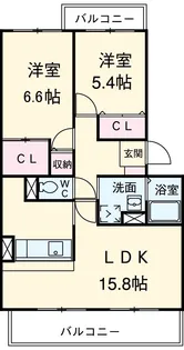 マーベラス【2階】の間取り