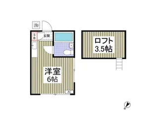 スマイルハウス第6【2階】の間取り