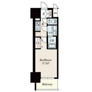 S-RESIDENCE池下駅前【6階】の間取り