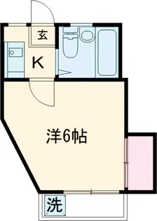 ウッド成城【000A号室】の間取り