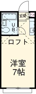 ビューハイツ日吉【105号室】の間取り