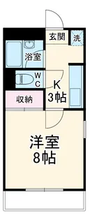 ビバリーハイツ【3階】の間取り