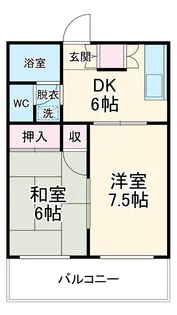 エトワール【A-201号室】の間取り