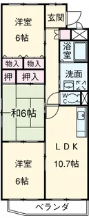 アードバンスS・T【2階】の間取り