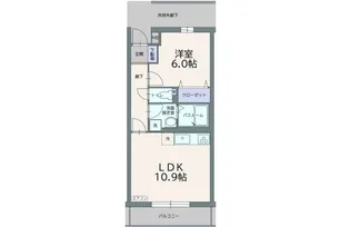フィールドコート ミルト【4階】の間取り