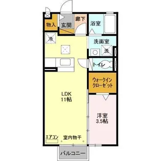 イル・ソーレ【1階】の間取り