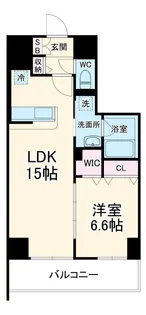 ルーツ新都心【2階】の間取り