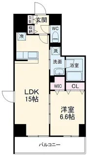 ルーツ新都心【11階】の間取り