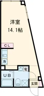 アザレア王子本町【3階】の間取り
