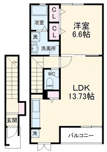 RICH CHILD【2階】の間取り