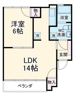 覚王山JOY−BOXⅡ【2階】の間取り