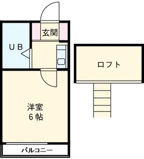 ボヌール絆Ⅱ【107号室】の間取り