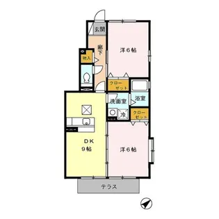 パークベルデ【1階】の間取り