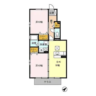 パークベルデ【A103号室】の間取り