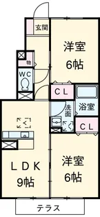 パークベルデ【1階】の間取り