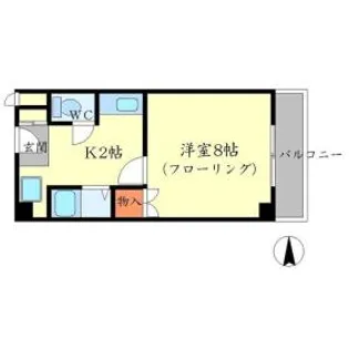 プレステージK【3階】の間取り