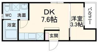 fleuve B【303号室】の間取り