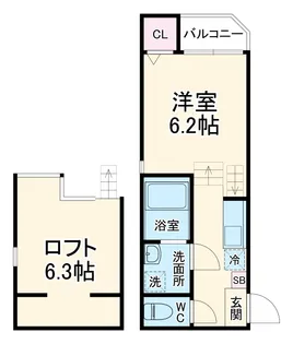 フェアレディ【2階】の間取り
