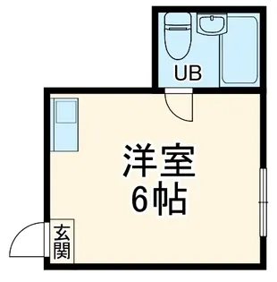 新大阪サンマンション1号館【3c号室】の間取り