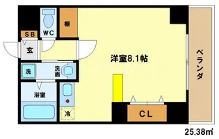 ベルエアー【10階】の間取り