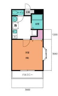 アイランドB【201号室】の間取り