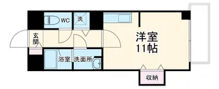 ライフ北梅田【502号室】の間取り