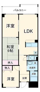 プリムベール向丘【1階】の間取り