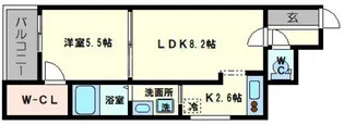 ao reveul【1階】の間取り