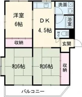 リバーストーン【303号室】の間取り