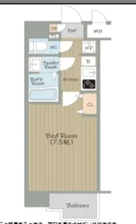 エスリード新大阪コンフォールⅠ番館【8階】の間取り