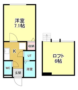 Alpha Stage APM【1階】の間取り