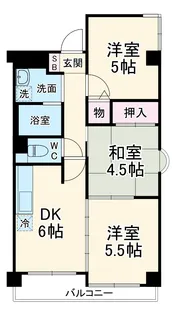 レジデンス鷹ヶ巣上新田【4階】の間取り