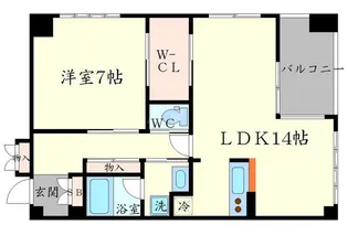 COSMION【1階】の間取り