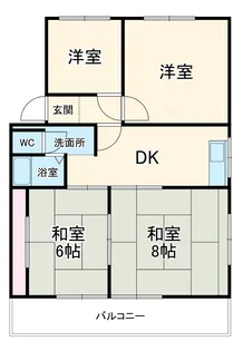 第2三浦ハイツ【A-4号室】の間取り