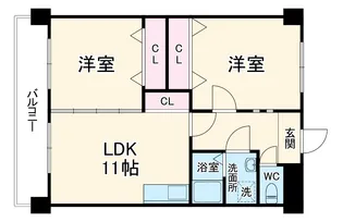 セントラルコートⅠ【4階】の間取り