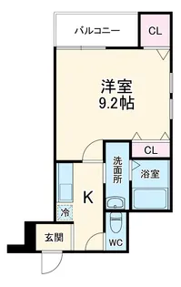 フジパレス塚本東【2階】の間取り