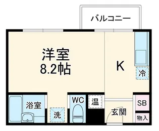 セントラルハイツ津雲台【3階】の間取り
