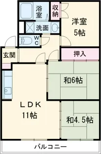 ワンスリーマンション【3階】の間取り