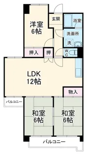 ロイヤルツカワキ【2階】の間取り