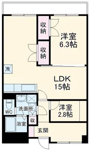ローズガーデン【4階】の間取り