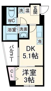 SERENiTE-04【9階】の間取り