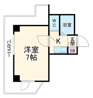 ドミール堺筋本町【6階】の間取り