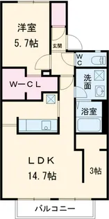 ハートホーム512【202号室】の間取り